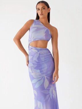 PEPPERMAYO Shadows In The Sun Mesh Maxi Dress